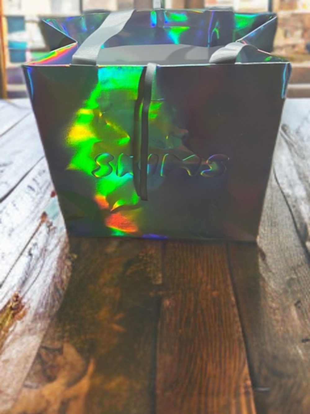 SKIMS Holographic Tote Bag